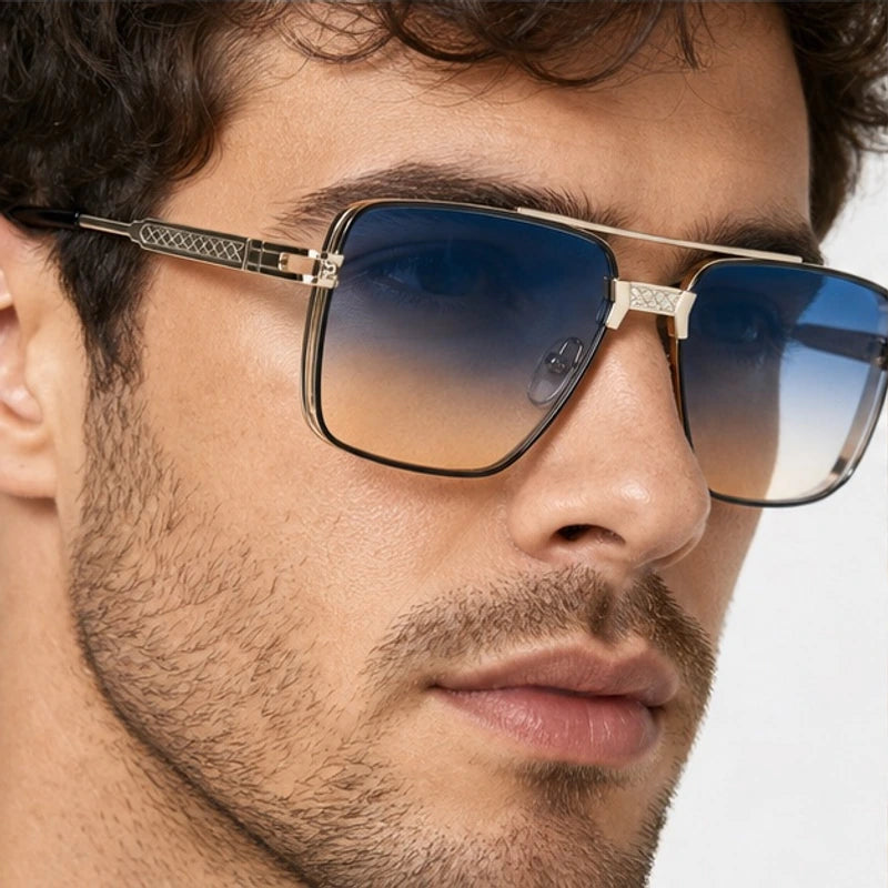 Rowan Square Navigator Shades - Horizon - square sunglasses - Eric Muller - Image 3