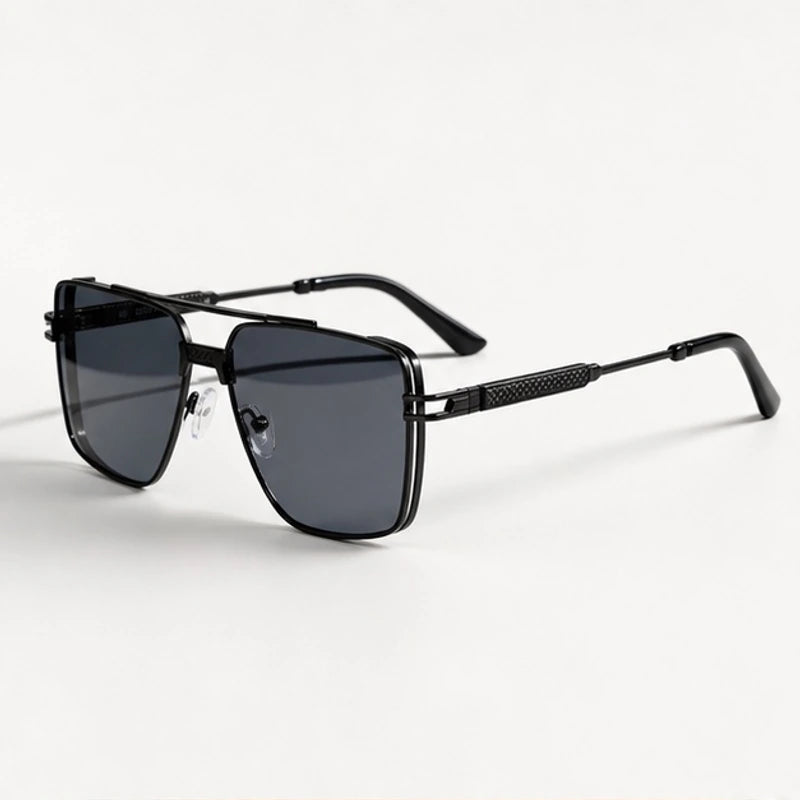 Rowan Square Navigator Shades - Graphite - Sunglasses - Eric Muller - Image 1