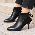 Roxana Women's Tasseled Stiletto Ankle Boots - Jet - Women's Footwear > Boots > Stiletto Ankle Boots - Eric Muller - Image 3