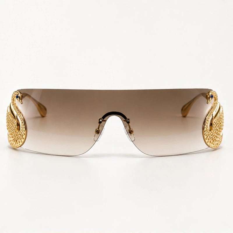 Seraph Rimless Shield Shades - Pearl - sunglasses - Eric Muller - Image 2