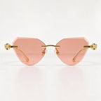 Seraphine Rimless Cat-Eye Shades - Petal - sunglasses - Eric Muller - Image 2
