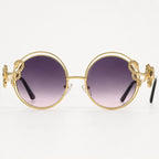 Serpo Round Wire Shades - Mauve - sunglasses - Eric Muller - Image 2