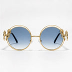 Serpo Round Wire Shades - Celeste - sunglasses - Eric Muller - Image 2