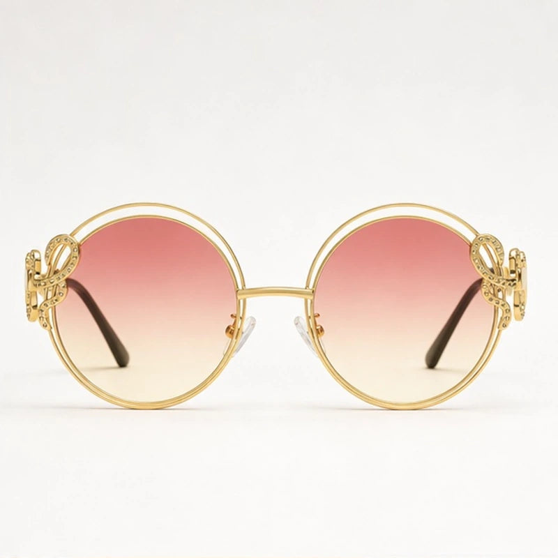 Serpo Round Wire Shades - Petal - sunglasses - Eric Muller - Image 2