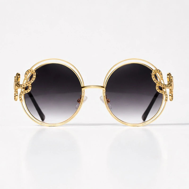 Serpo Round Wire Shades - Smoke - sunglasses - Eric Muller - Image 2
