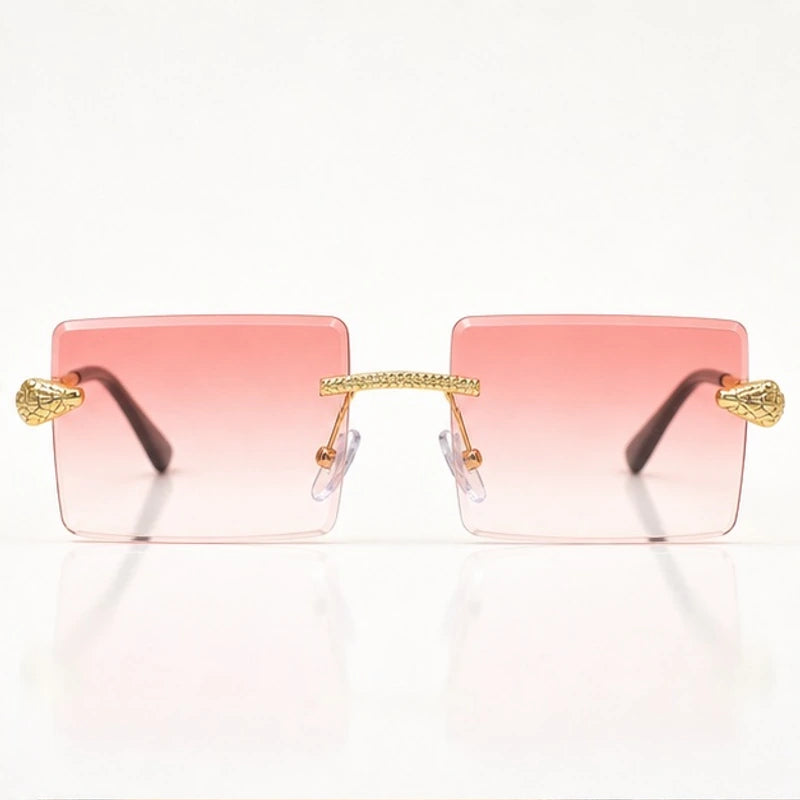 Valdar Rimless Rectangular Shades - Petal - sunglasses - Eric Muller - Image 2