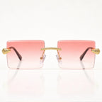 Valdar Rimless Rectangular Shades - Petal - sunglasses - Eric Muller - Image 2