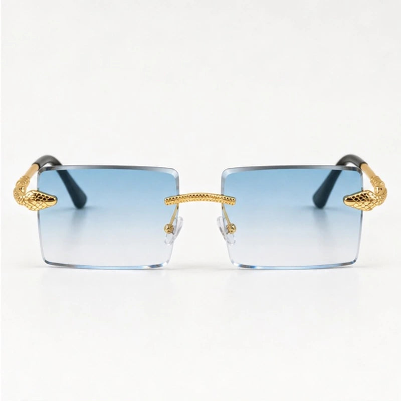 Valdar Rimless Rectangular Shades - Glacé - sunglasses - Eric Muller - Image 2