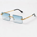 Valdar Rimless Rectangular Shades - Reef - Sunglasses - Eric Muller - Image 1