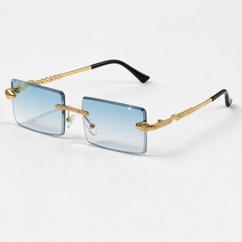Valdar Rimless Rectangular Shades - Reef - Sunglasses - Eric Muller - Image 1