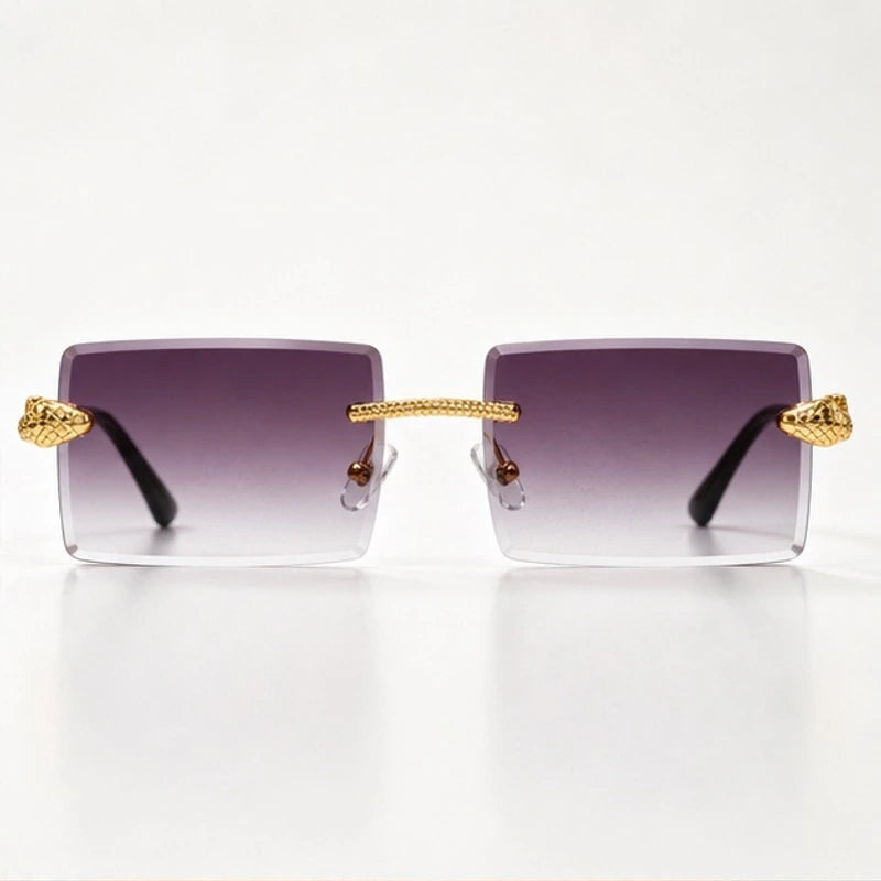 Valdar Rimless Rectangular Shades - Dusk - sunglasses - Eric Muller - Image 2