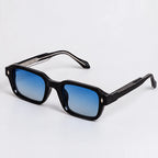 Valerio Women's Full-Rim Rectangular Sunglasses - Blue Horizon - sunglasses - Eric Muller - Image 2