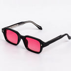 Valerio Women's Full-Rim Rectangular Sunglasses - Hot Pink - Accessories > Eyewear > Rectangular Sunglasses - Eric Muller - Image 1