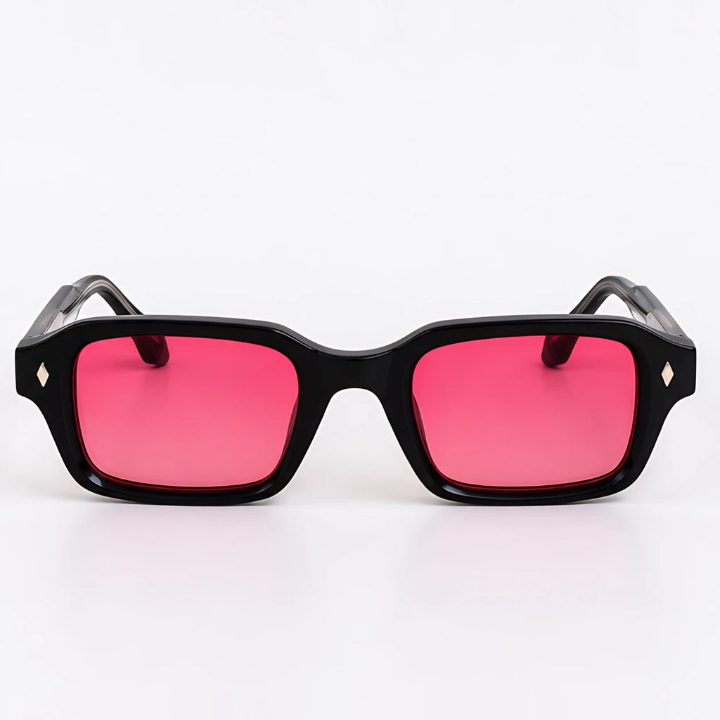 Valerio Women's Full-Rim Rectangular Sunglasses - Hot Pink - sunglasses - Eric Muller - Image 2