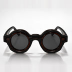 Vaplunk Retro Round Shades - Espresso - sunglasses - Eric Muller - Image 2