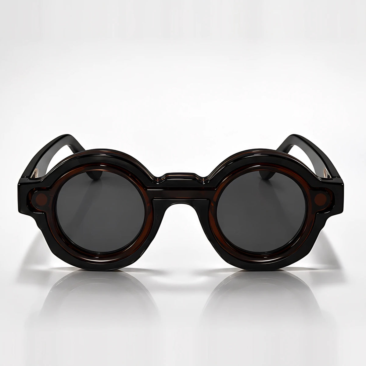 Vaplunk Retro Round Shades - Espresso - sunglasses - Eric Muller - Image 2