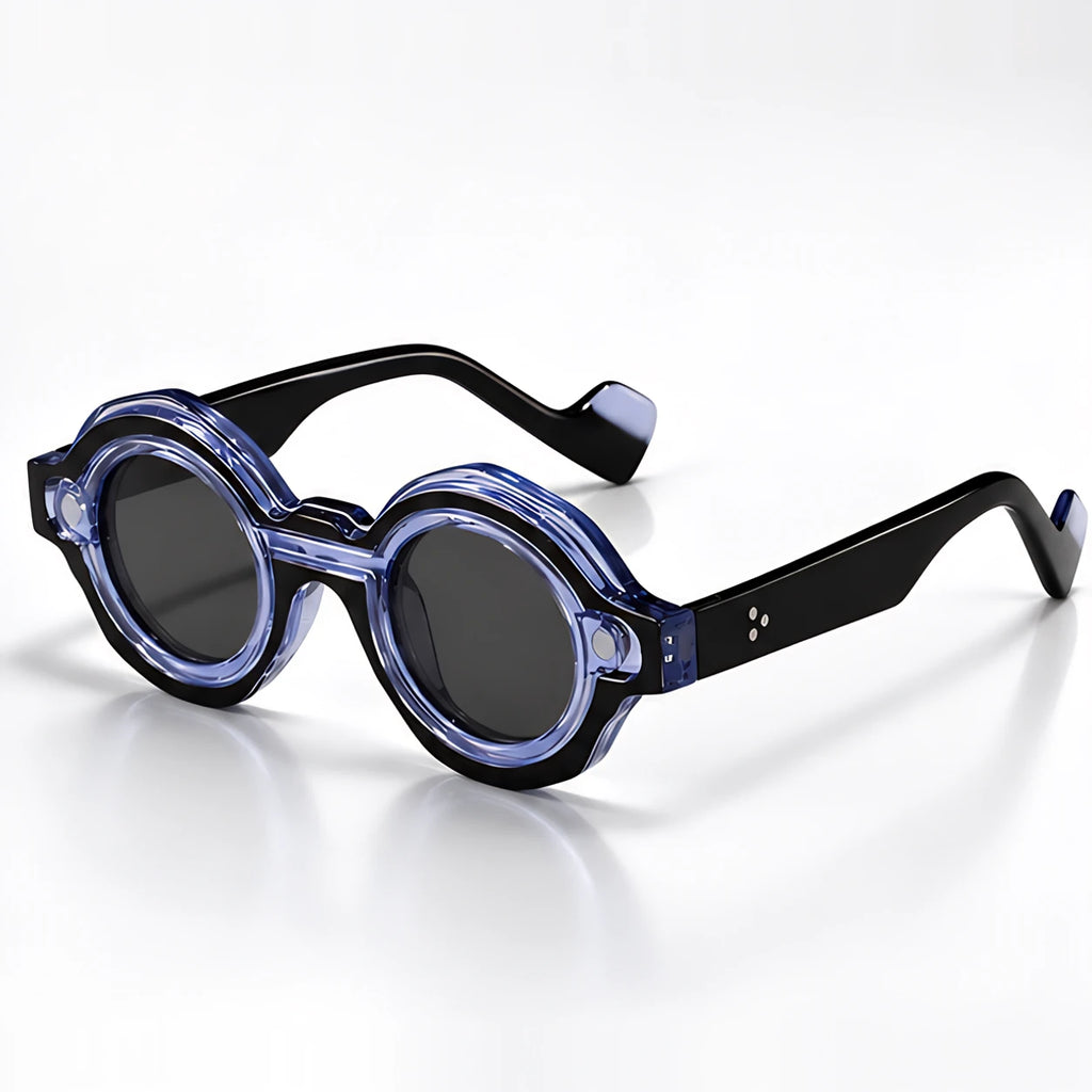 Vaplunk Retro Round Shades - Purple - Accessories > Eyewear > Round Sunglasses - Eric Muller - Image 1
