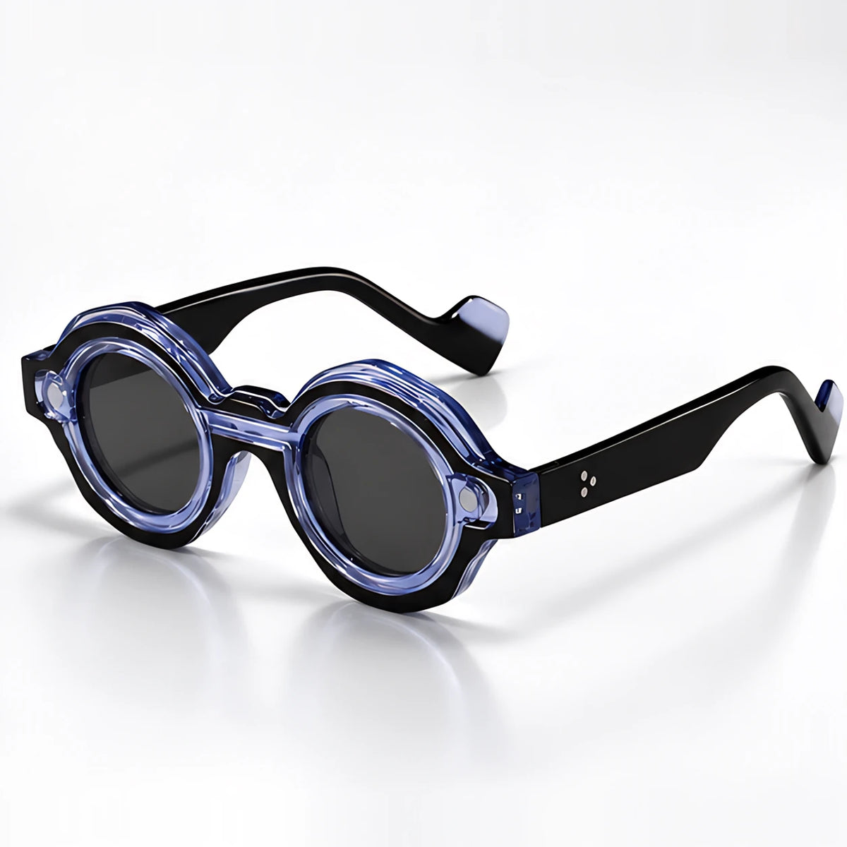 Vaplunk Retro Round Shades - Purple - Accessories > Eyewear > Round Sunglasses - Eric Muller - Image 1