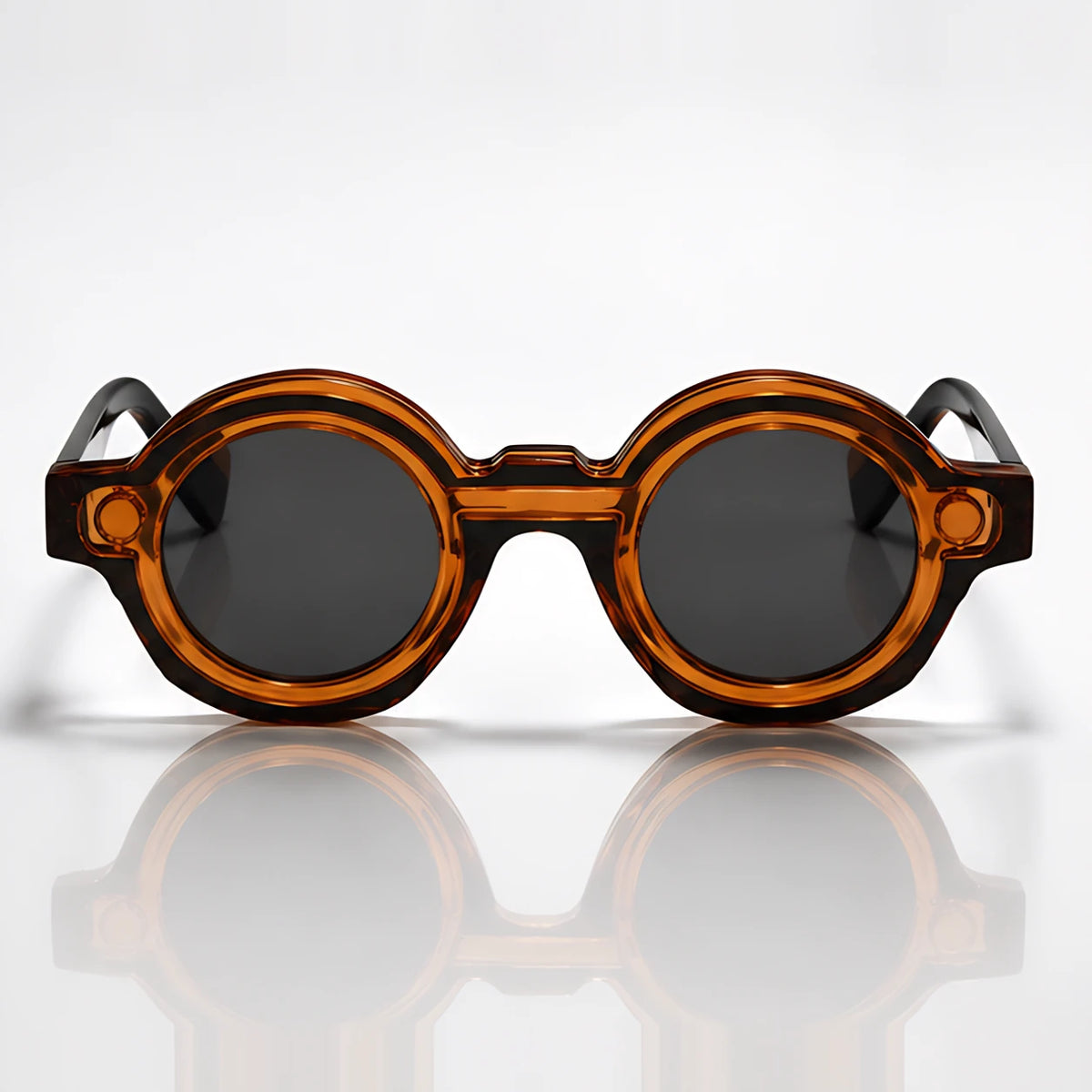 Vaplunk Retro Round Shades - Brown - sunglasses - Eric Muller - Image 2