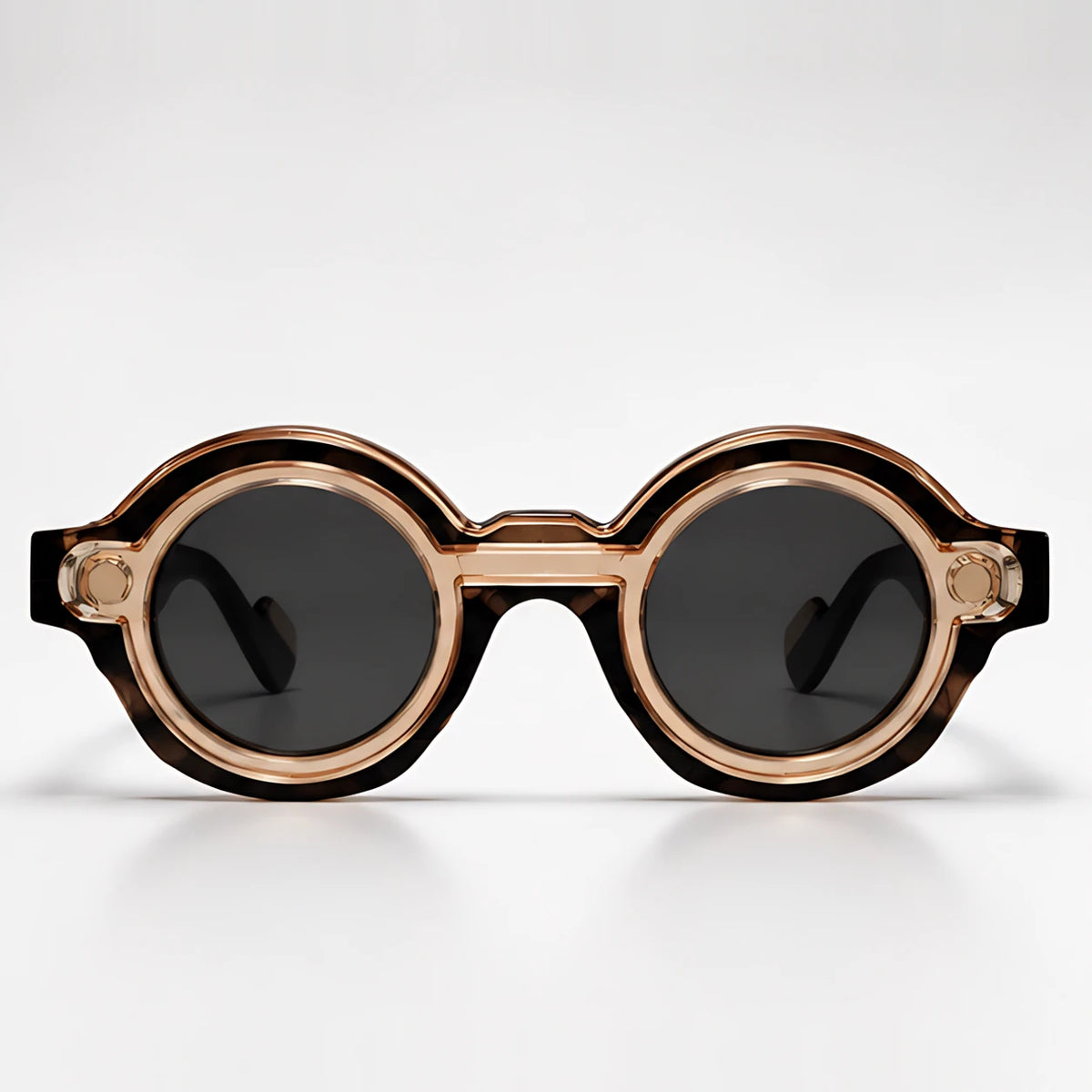 Vaplunk Retro Round Shades - Light Brown - sunglasses - Eric Muller - Image 2