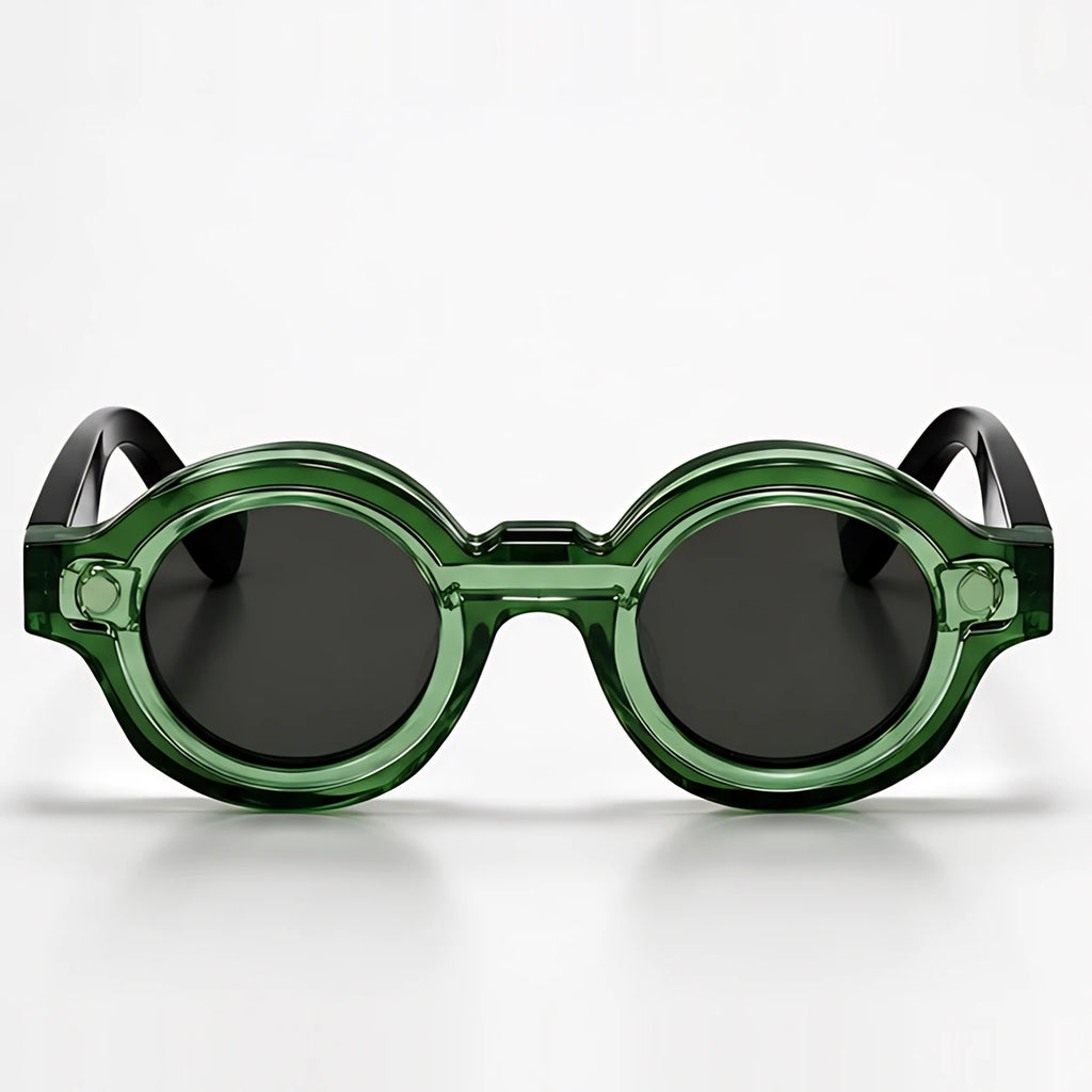 Vaplunk Retro Round Shades - Green - sunglasses - Eric Muller - Image 2