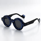Vaplunk Retro Round Shades - Blue - Accessories > Eyewear > Round Sunglasses - Eric Muller - Image 1
