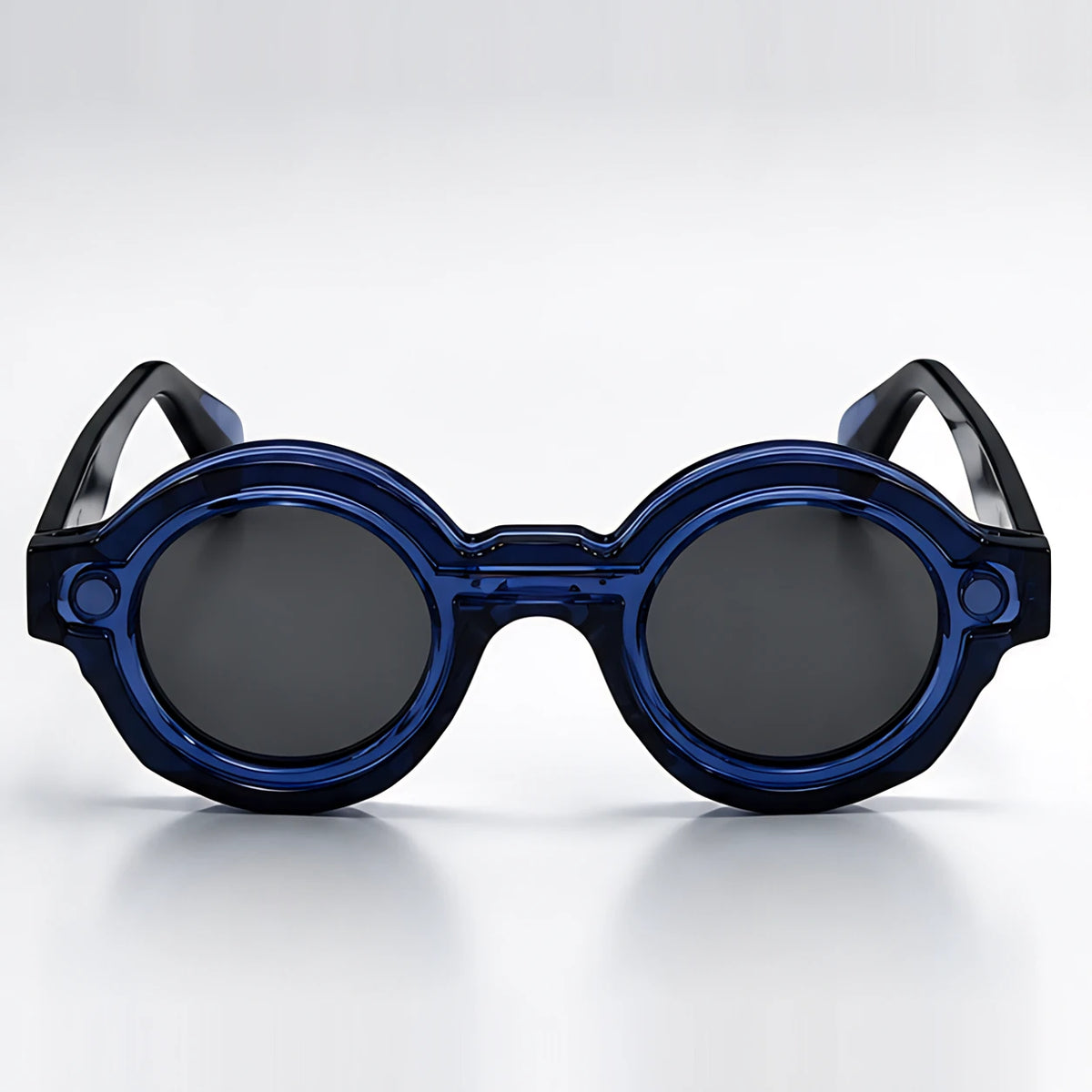 Vaplunk Retro Round Shades - Blue - sunglasses - Eric Muller - Image 2
