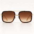 Varen Square Frame Shades - Cognac - sunglasses - Eric Muller - Image 2