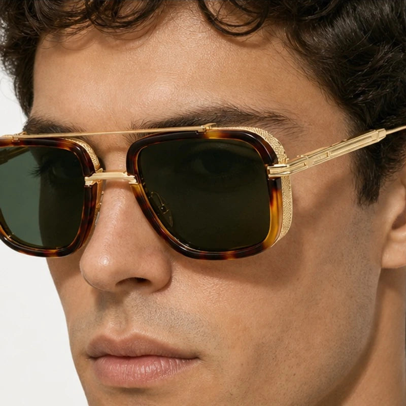 Varen Square Frame Shades - Moss - square sunglasses - Eric Muller - Image 3