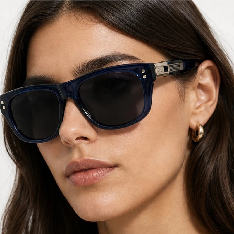 Varland Polarized Shades - Cobalt - square sunglasses - Eric Muller - Image 4