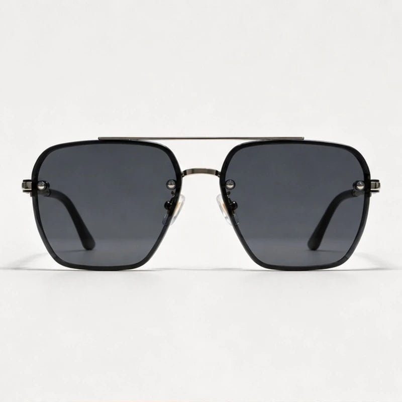Vega Rimless Square Shades - Graphite - sunglasses - Eric Muller - Image 2