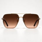 Vega Rimless Square Shades - Espresso - sunglasses - Eric Muller - Image 2