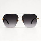 Vega Rimless Square Shades - Onyx - sunglasses - Eric Muller - Image 2