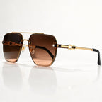 Vega Rimless Square Shades - Espresso - Sunglasses - Eric Muller - Image 1