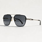 Vega Rimless Square Shades - Graphite - Sunglasses - Eric Muller - Image 1