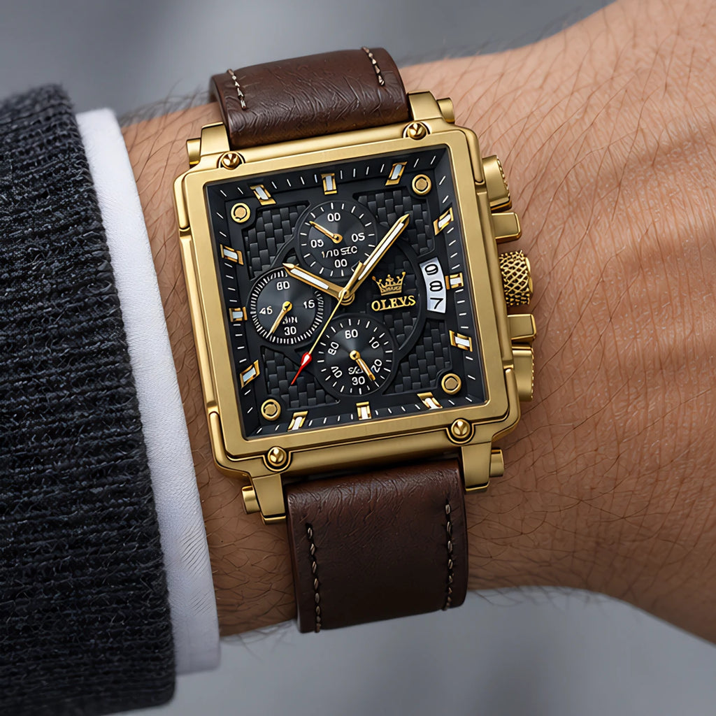 Vercourt Men's Heritage Chronograph Watch 45mm - Charcoal - male - Eric Muller - Image 3
