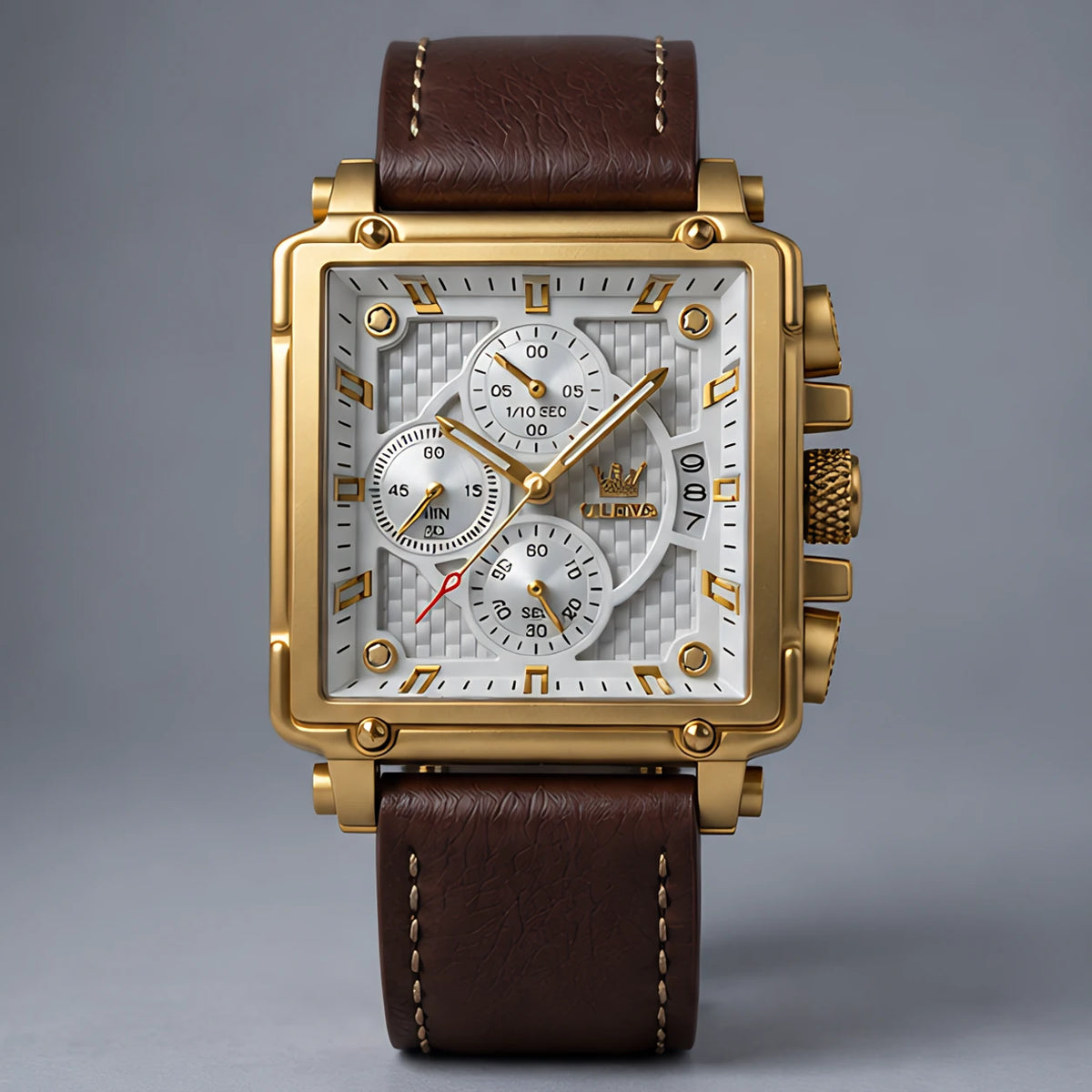 Vercourt Men's Heritage Chronograph Watch 45mm - Pearl - Accessories > Watches > Chronograph Watches - Eric Muller - Image 2