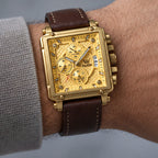 Vercourt Men's Heritage Chronograph Watch 45mm - Gold - male - Eric Muller - Image 3