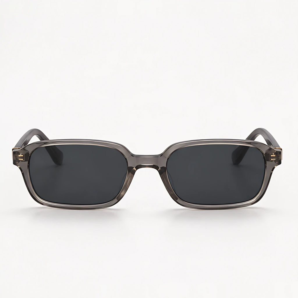 Verdan Women's Slim Retro Rectangle Sunglasses - Grey - sunglasses - Eric Muller - Image 2
