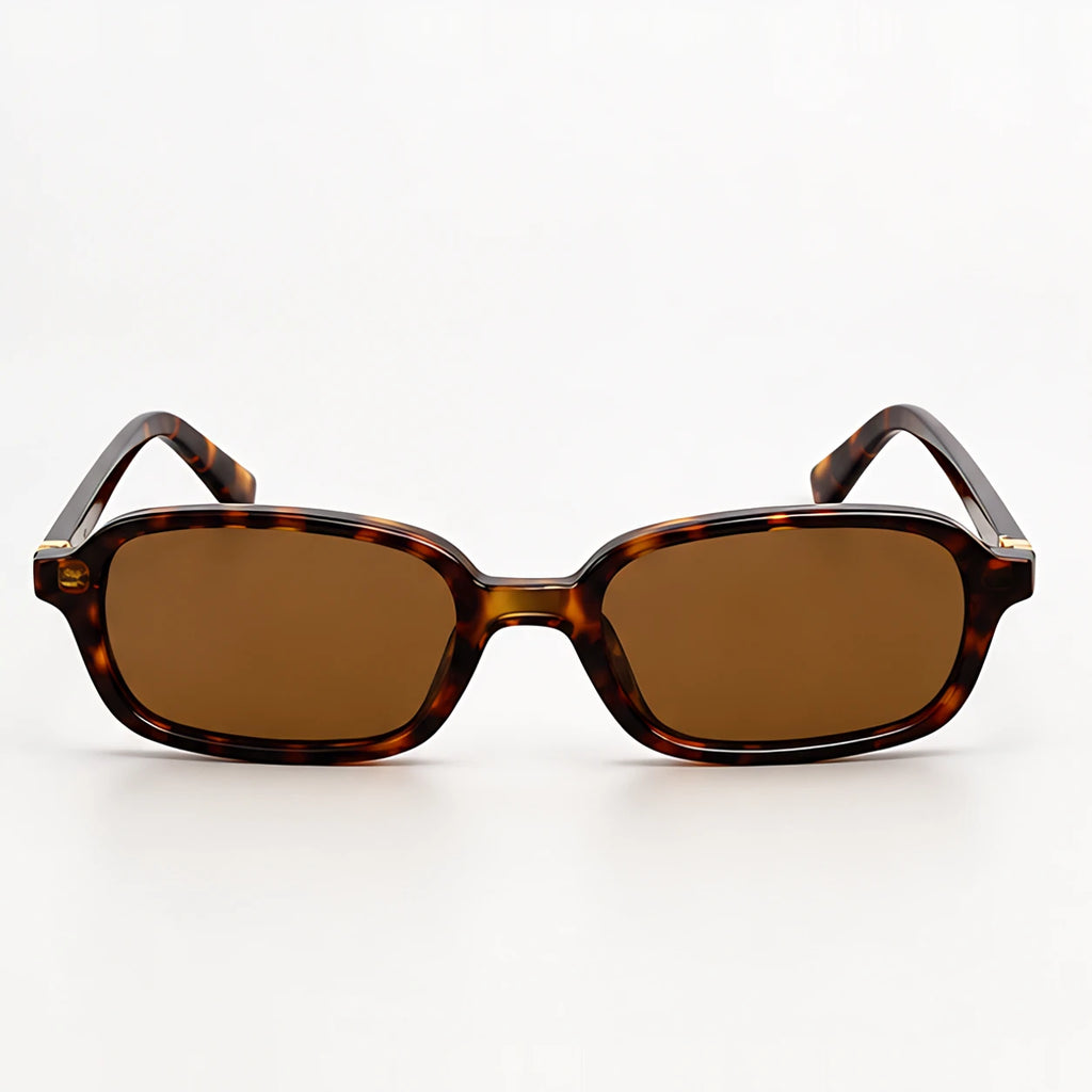 Verdan Women's Slim Retro Rectangle Sunglasses - Tortoise - sunglasses - Eric Muller - Image 2