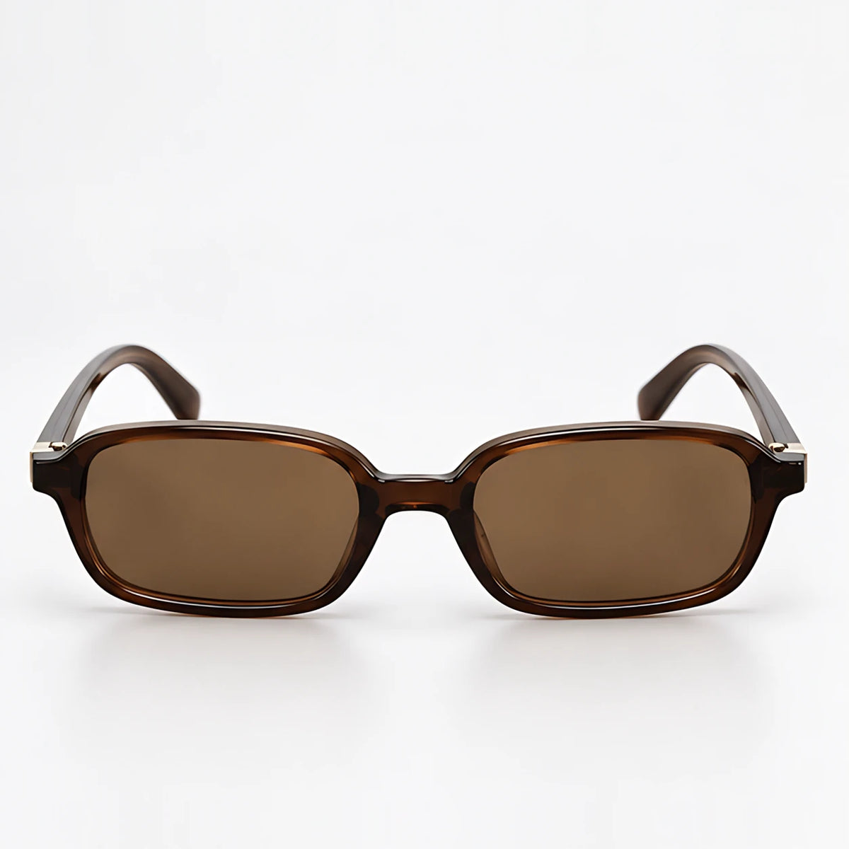 Verdan Women's Slim Retro Rectangle Sunglasses - Brown - sunglasses - Eric Muller - Image 2