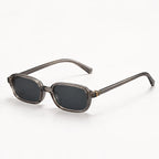 Verdan Women's Slim Retro Rectangle Sunglasses - Grey - Accessories > Sunglasses > Rectangle Sunglasses - Eric Muller - Image 1