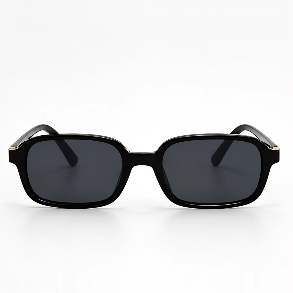 Verdan Women's Slim Retro Rectangle Sunglasses - Black - sunglasses - Eric Muller - Image 2