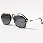 Vilam Double-Bar Aviator Shades - Carbon - Sunglasses - Eric Muller - Image 1