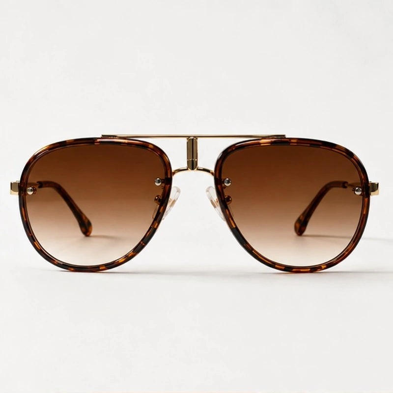 Vilam Double-Bar Aviator Shades - Havana - sunglasses - Eric Muller - Image 2
