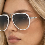 Vilam Double-Bar Aviator Shades - Frost - aviator sunglasses - Eric Muller - Image 3