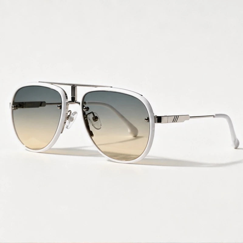 Vilam Double-Bar Aviator Shades - Frost - Sunglasses - Eric Muller - Image 1
