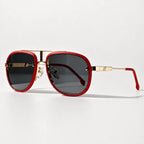 Vilam Double-Bar Aviator Shades - Crimson - Sunglasses - Eric Muller - Image 1
