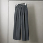 Vito Men's Pleated Trousers - Grey - Clothing > Pants > Dress Pants - Eric Muller - Image 1