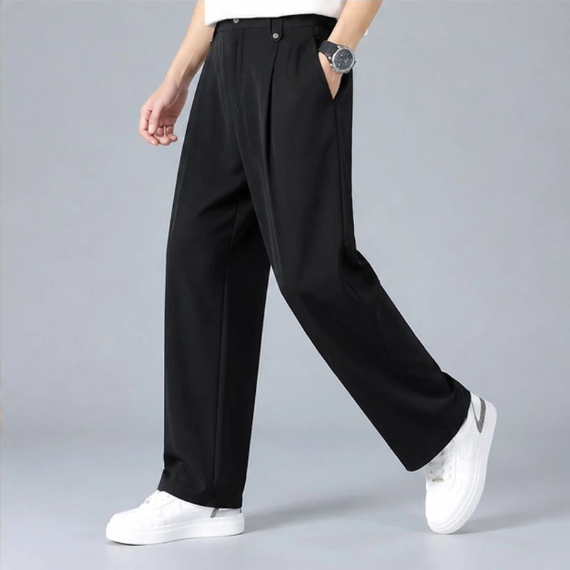 Vito Men's Pleated Trousers - Black - apparel - Eric Muller - Image 2